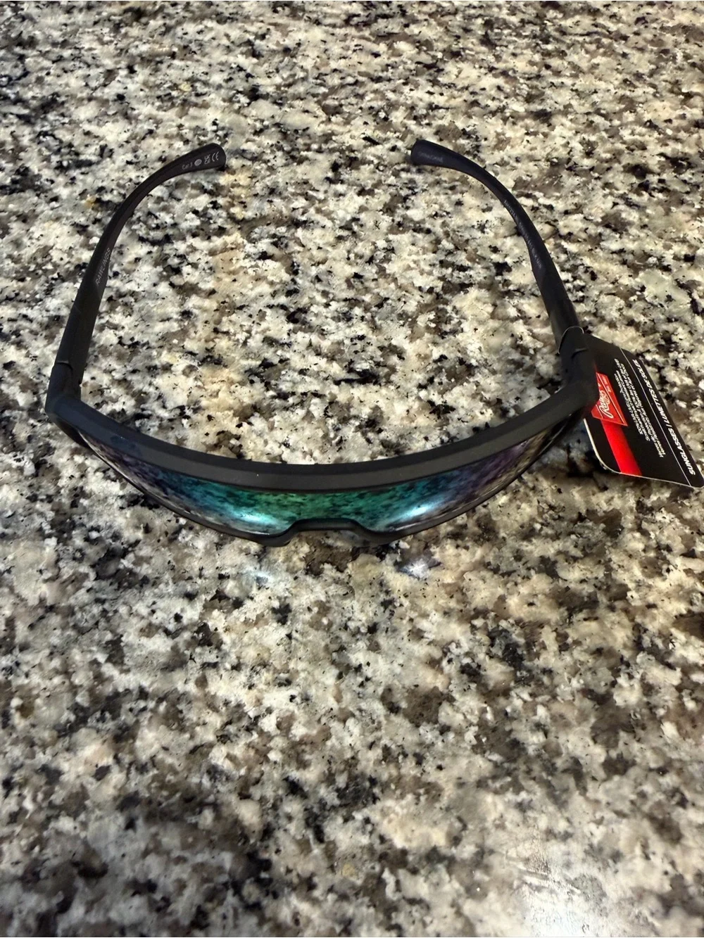 Rawlings Youth Black Mirrored Shield Baseball Sunglasses NWT